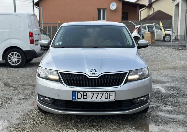 Skoda RAPID cena 22500 przebieg: 126300, rok produkcji 2017 z Chojnice małe 172